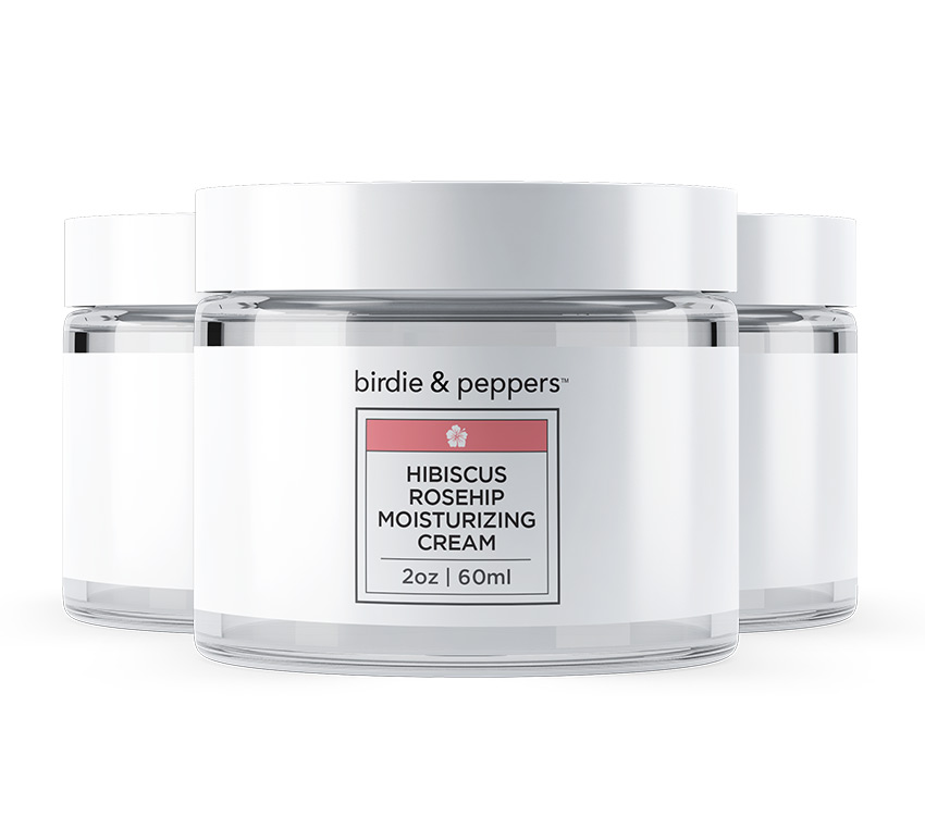 Hibiscus Rosehip Moisturizing Cream 3 Pack